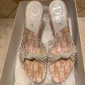 Dior shoes wedge heels